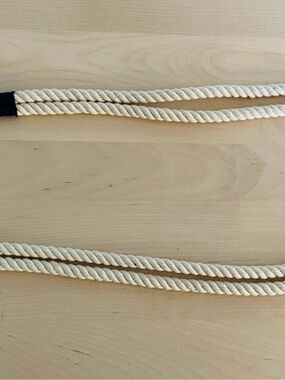 Chaps Natural Cotton Rope Belt